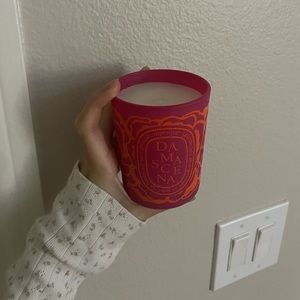 Diptyque unused rose medium scented candle